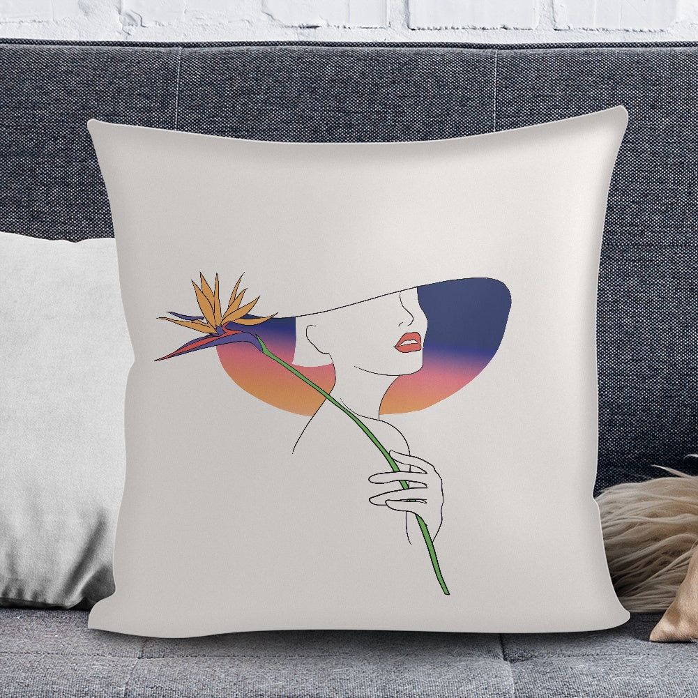 Throw pillow case