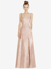 【STYLE: D826】ノースリーブ 正方ネック プリンセスライン ガウン - カメオ 背面