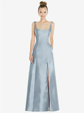 【STYLE: D826】ノースリーブ 正方ネック プリンセスライン ガウン - ミスト 背面