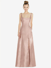 【STYLE: D826】ノースリーブ 正方ネック プリンセスライン ガウン - トーステッド 背面