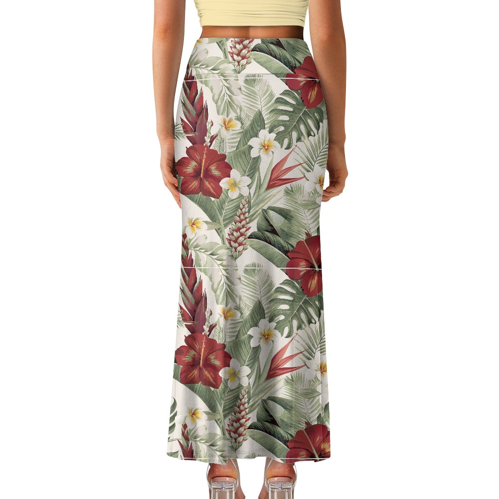 High Waist Long Skirt for Women