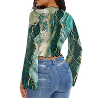 3. Women's Bell Sleeve Blouse L