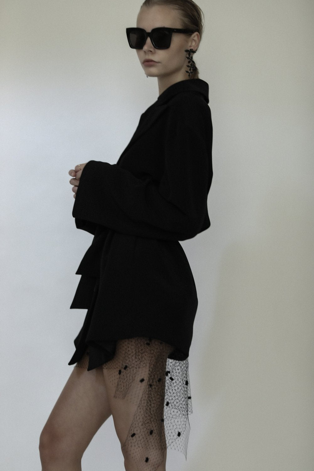 【A.B. ELLIE(エイビーエリー)】ロングピアス HEARTBREAK HARLOW EARRING