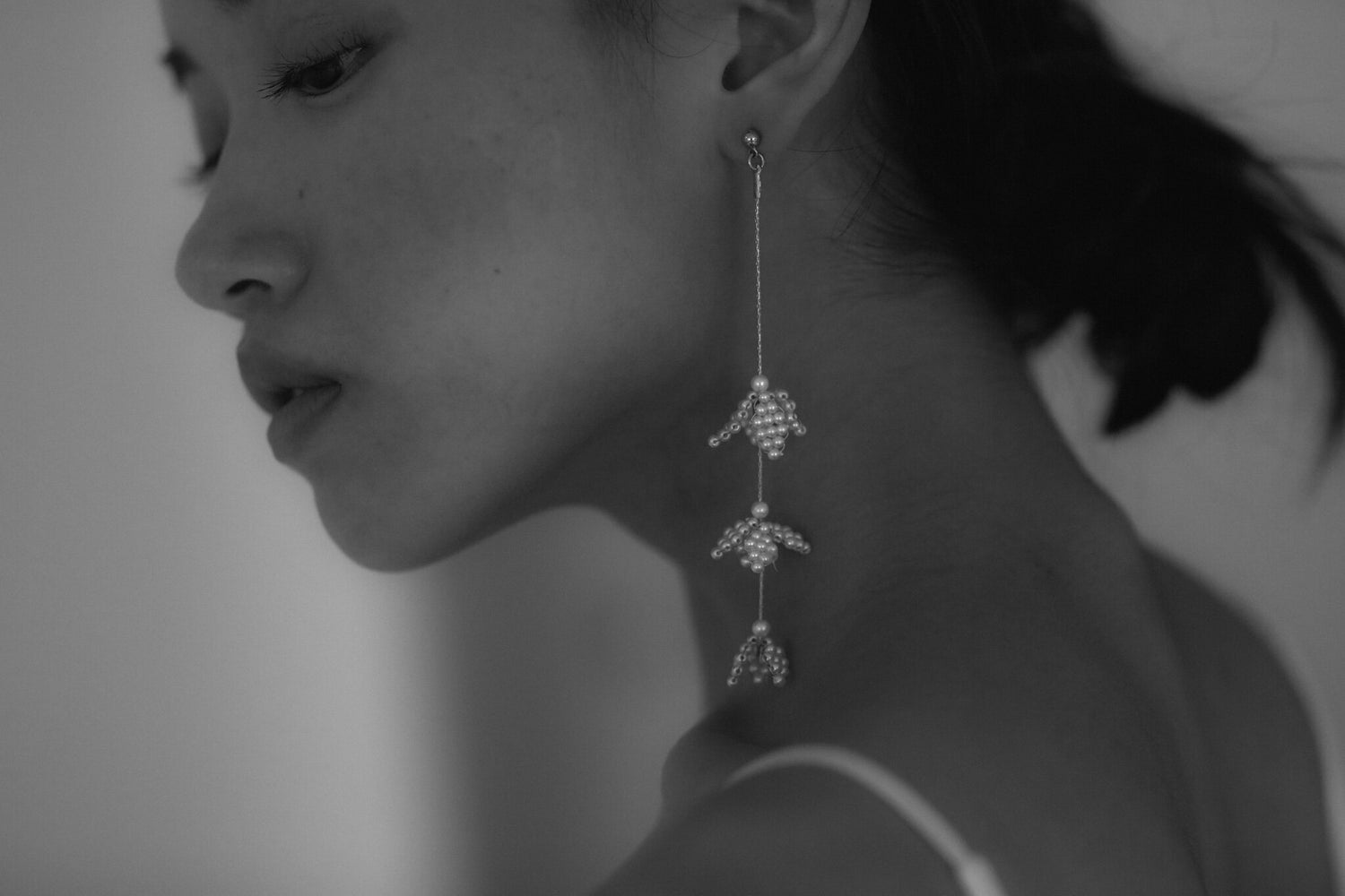 【A.B. ELLIE(エイビーエリー)】ロングピアス HARPER STRANDS EARRINGS