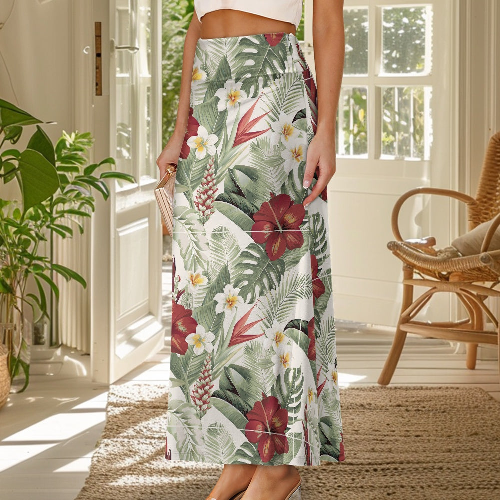 High Waist Long Skirt for Women