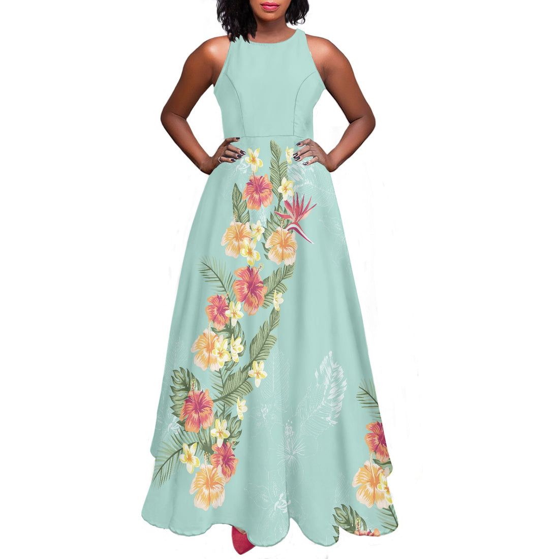 Long sleeveless dress