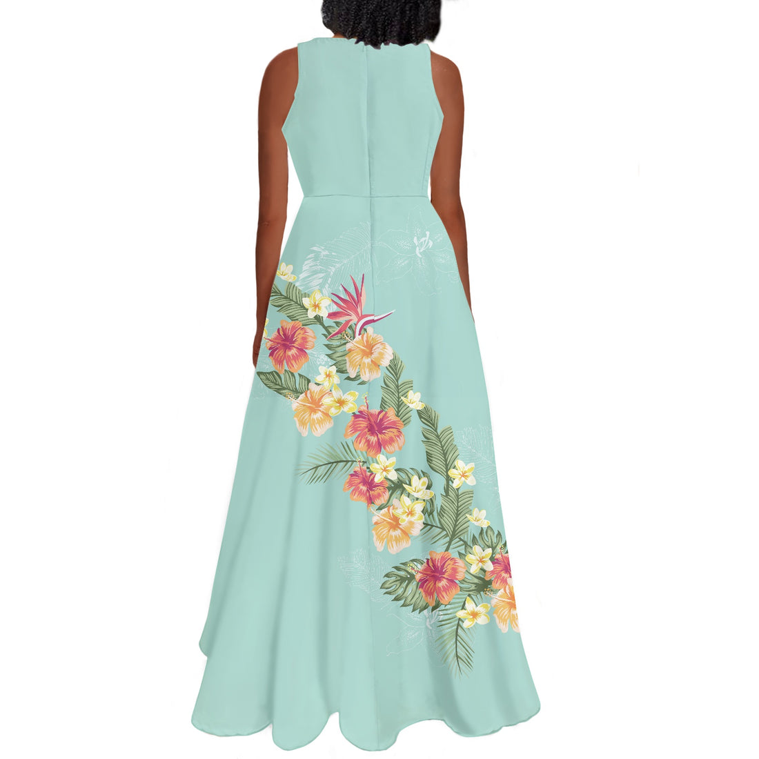 Long sleeveless dress