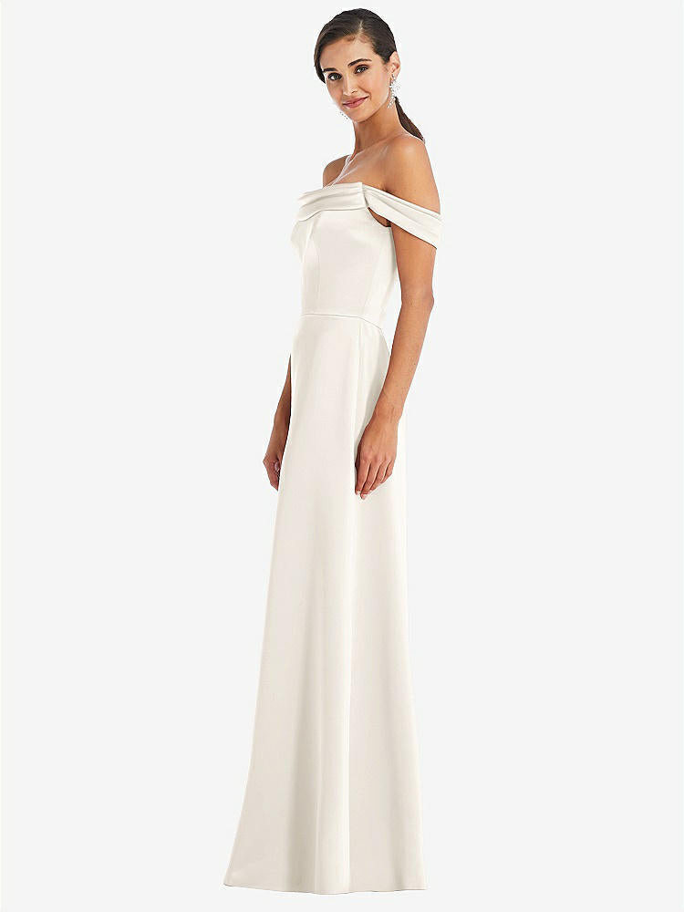 【NEW】【STYLE: 3079】ドレープ pretat 肩から maxi ドレス【COLOR: Ivory】【SIZE: 00-30W】