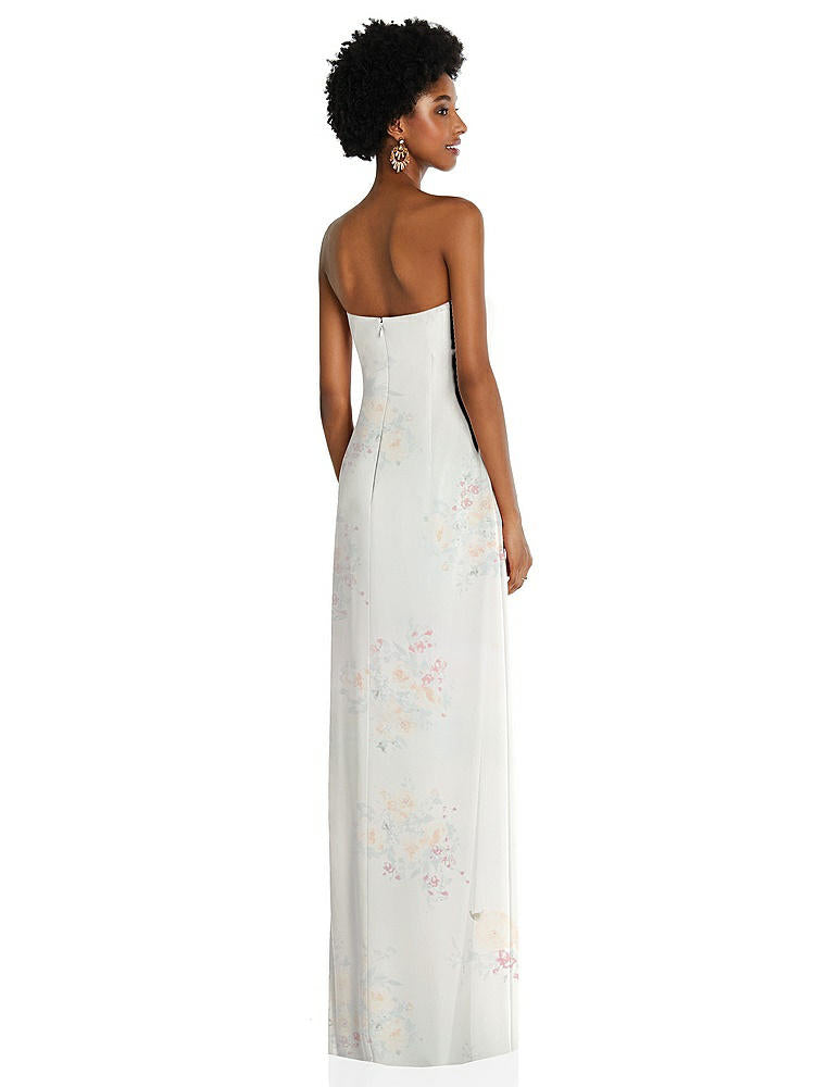 【STYLE: 3109】Draped Chiffon Grecian Column Gown with Convertible Straps【COLOR: Spring Fling】