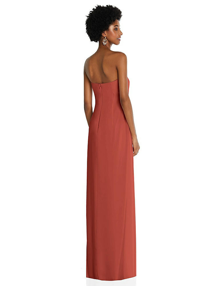 【NEW】【STYLE: 3109】ドレープ シフォン grecian 列 ガウン コンバーチブル ストラップ【COLOR: Amber Sunset】【SIZE: 00-30W】