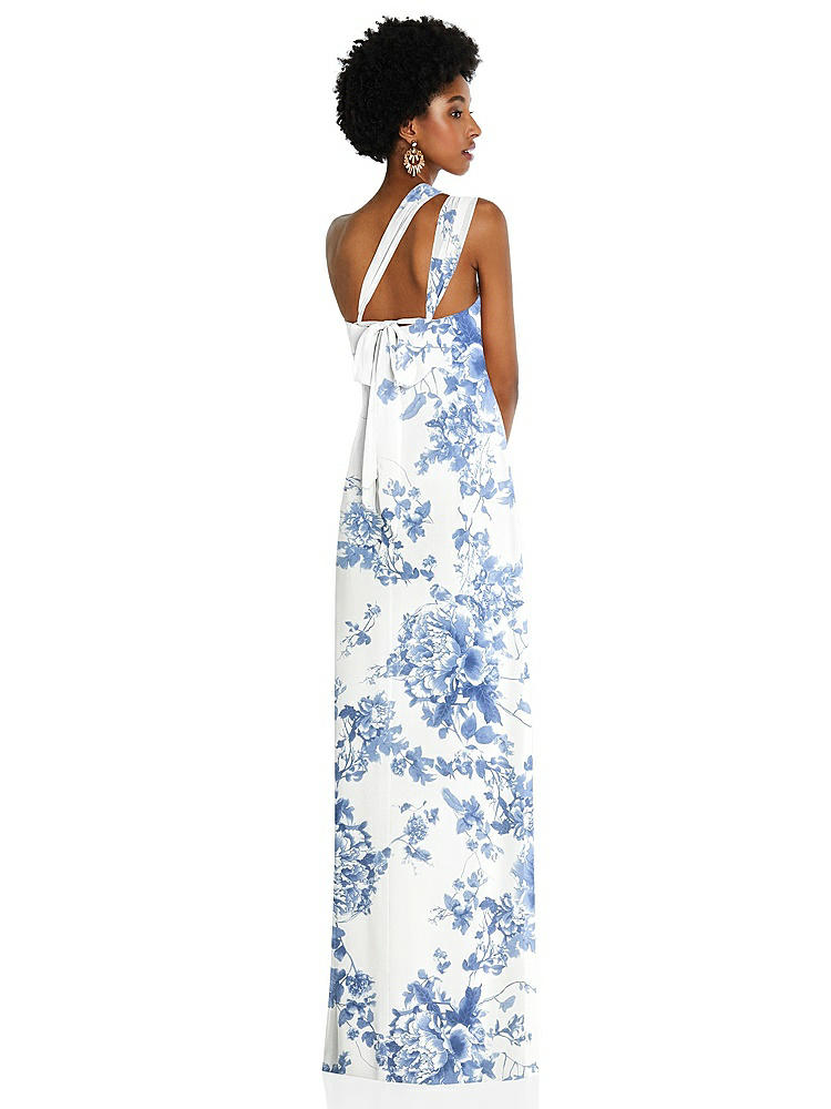 【NEW】【STYLE: 3109】ドレープ シフォン grecian 列 ガウン コンバーチブル ストラップ【COLOR: Cottage Rose Dusk Blue】【SIZE: 00-30W】