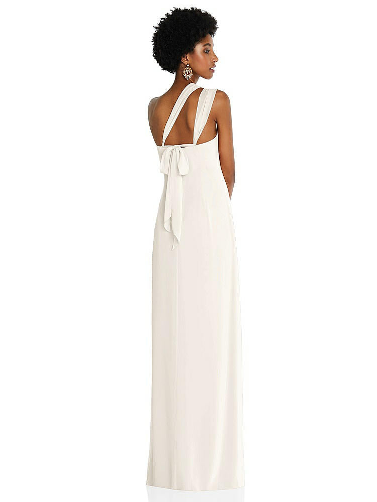 【NEW】【STYLE: 3109】ドレープ シフォン grecian 列 ガウン コンバーチブル ストラップ【COLOR: Ivory】【SIZE: 00-30W】
