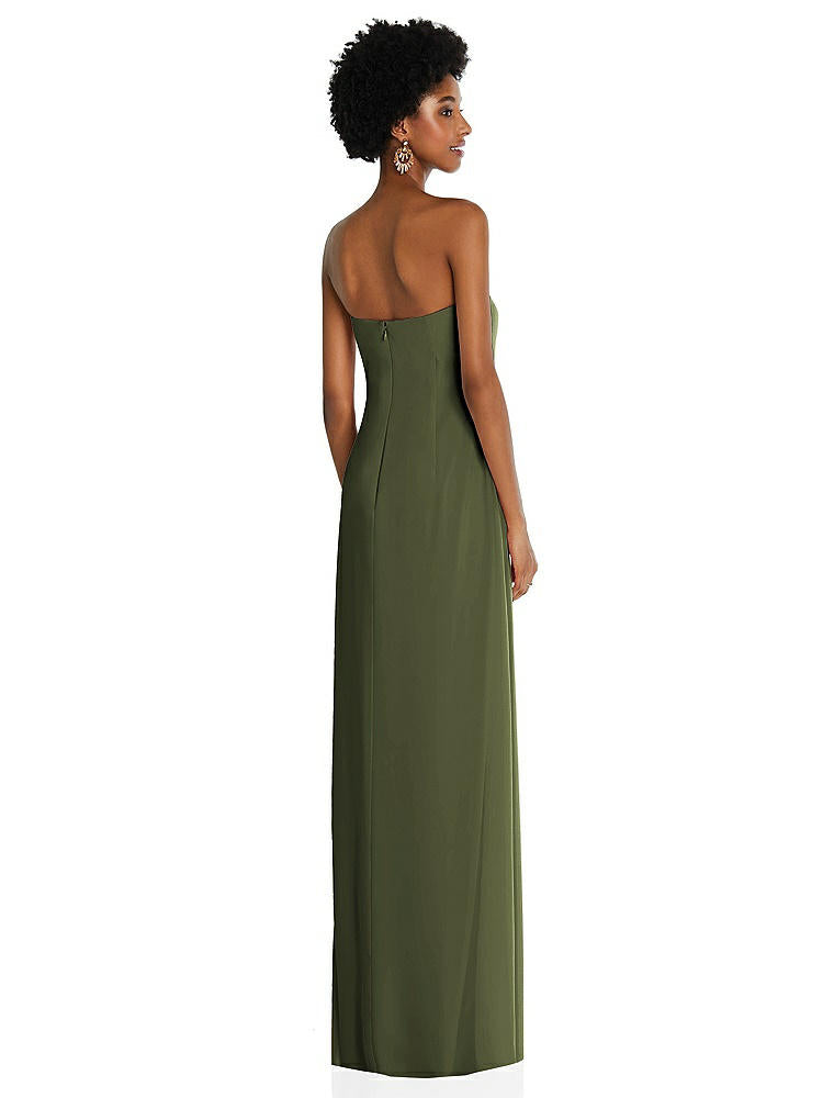 【NEW】【STYLE: 3109】ドレープ シフォン grecian 列 ガウン コンバーチブル ストラップ【COLOR: Olive Green】【SIZE: 00-30W】