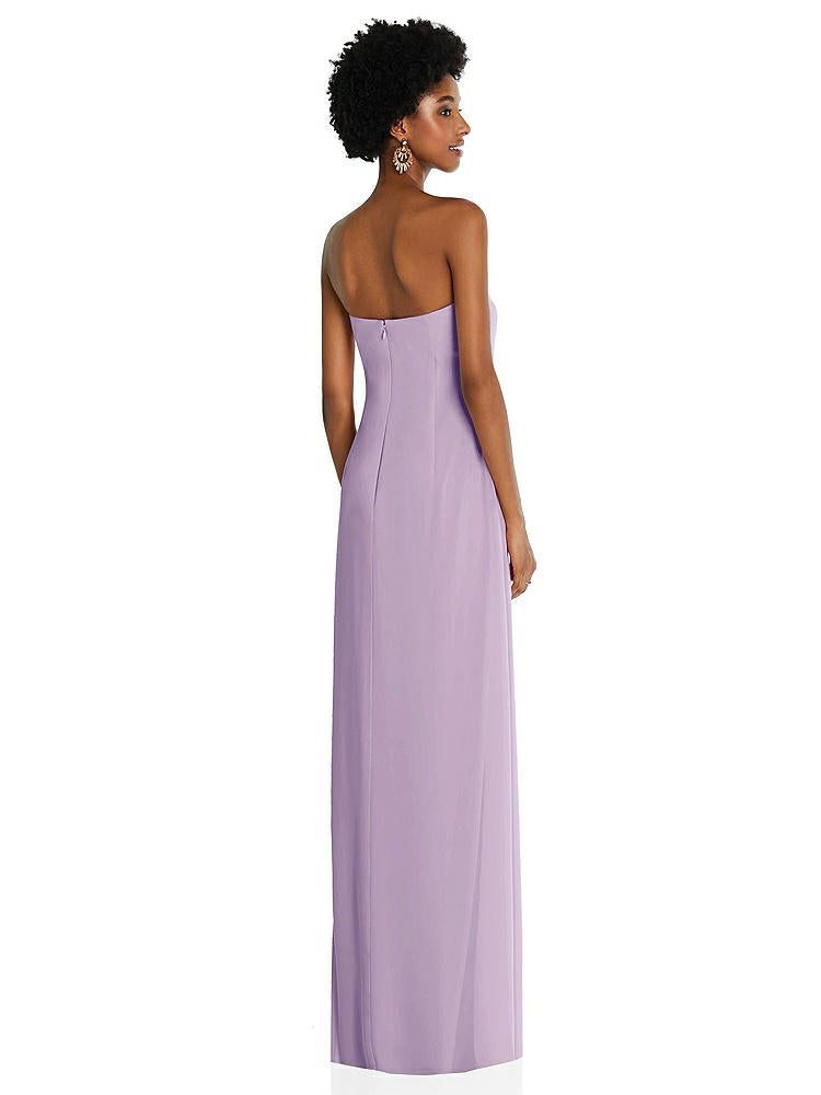 【NEW】【STYLE: 3109】ドレープ シフォン grecian 列 ガウン コンバーチブル ストラップ【COLOR: Pale Purple】【SIZE: 00-30W】