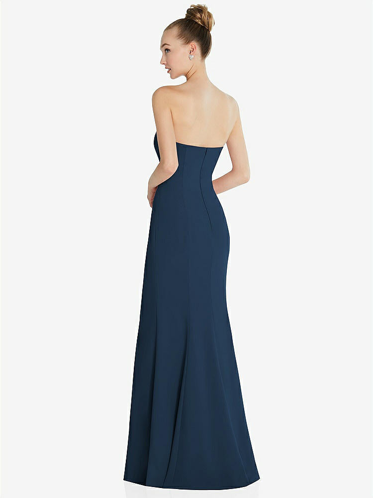 【STYLE: 6860】Strapless Princess Line Crepe Mermaid Gown【COLOR: Sofia Blue】