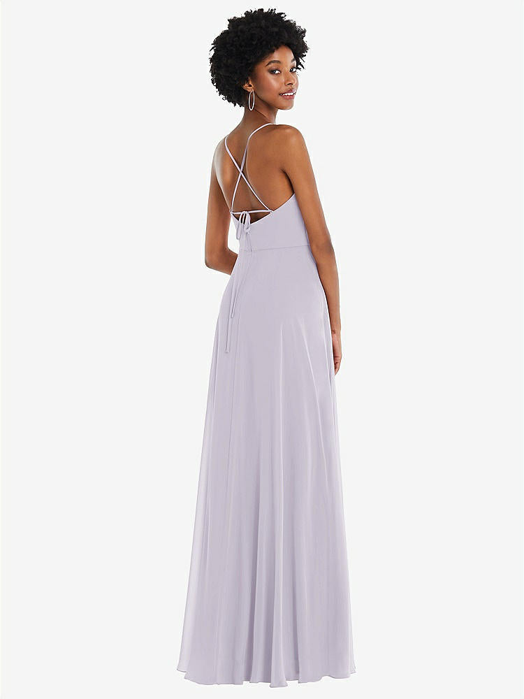 【NEW】【STYLE: 1559】スクープ ネック コンバーチブル ネクタップ マキシ ドレス 前面 スリット【COLOR: Moondance】【SIZE: 00-30W】