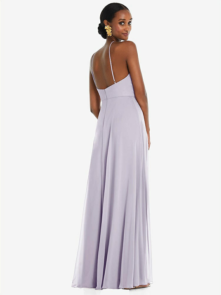【STYLE: LB035】Diamond Halter Maxi Dress with Adjustable Straps【COLOR: Moondance】
