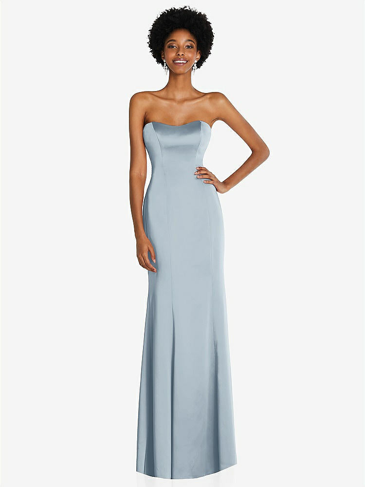 【STYLE: 6859】Strapless Princess Line Lux Charmeuse Mermaid Gown【COLOR: Mist】