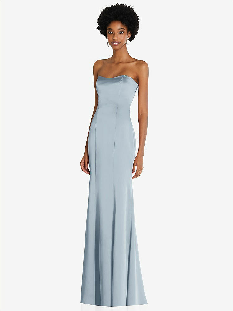 【STYLE: 6859】Strapless Princess Line Lux Charmeuse Mermaid Gown【COLOR: Mist】