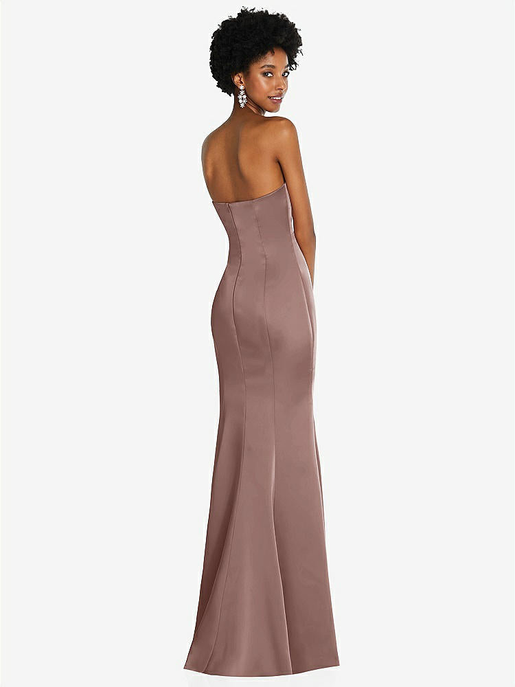 【STYLE: 6859】Strapless Princess Line Lux Charmeuse Mermaid Gown【COLOR: Sienna】