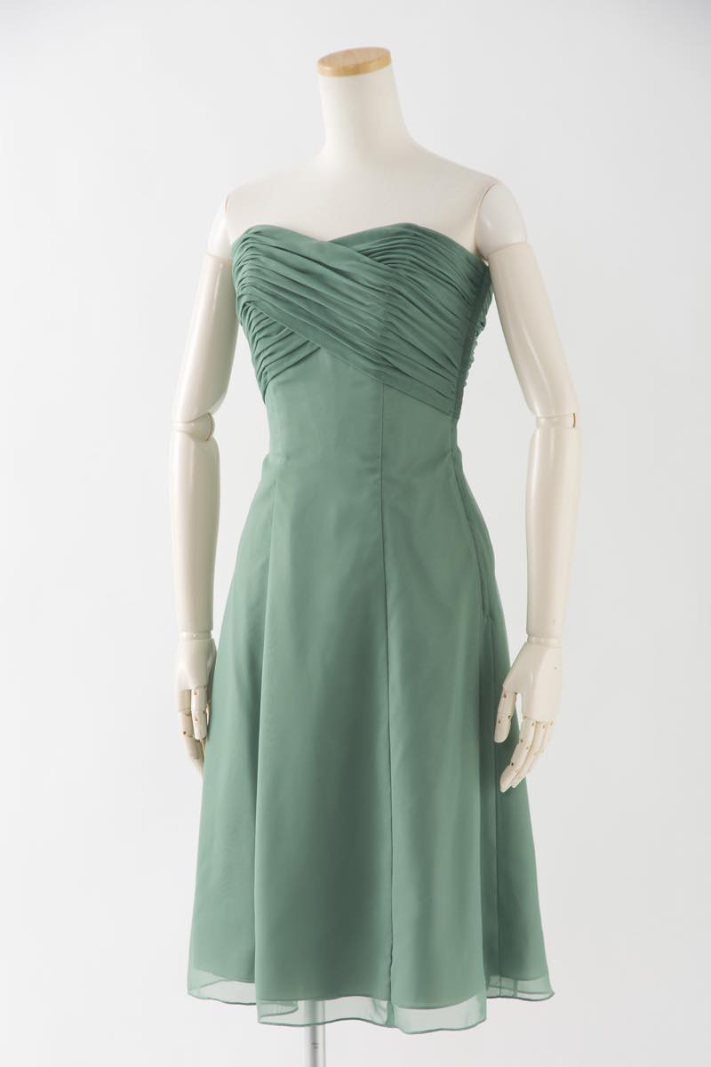 セージ グリーン セール 格安 安い ブライズメイド ドレス 結婚式 ウエディング