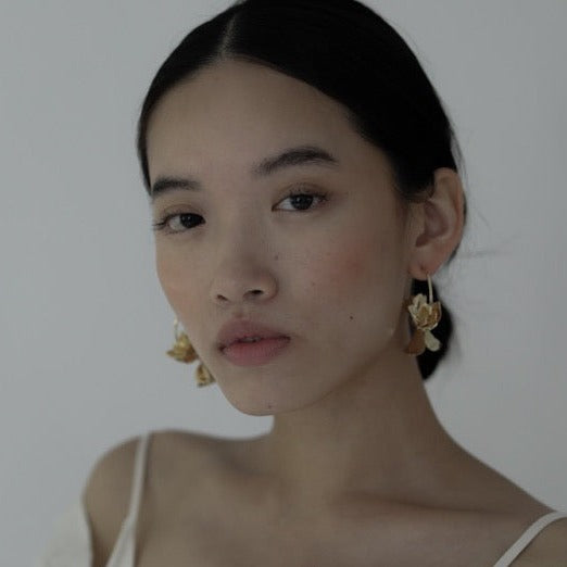 【正規販売店】A.B. ELLIE(エイビーエリー)BOTANICAL スモールフープピアス|国内在庫・即日発送