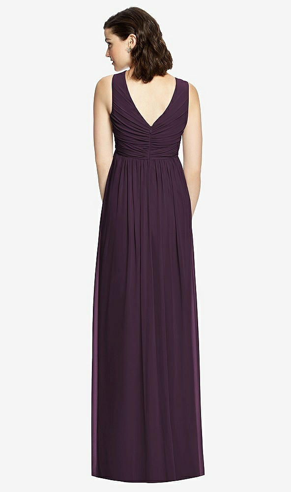 【NEW】【STYLE: M429】 ノースリーブ シャーレッド スカート マタニティ ドレス【COLOR: Aubergine】【SIZE: 00-30W】