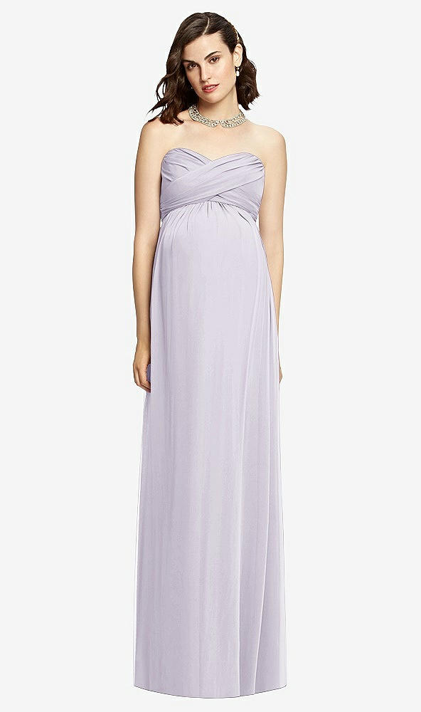 【STYLE: M426】Draped Bodice Strapless Maternity Dress【COLOR: Moondance】