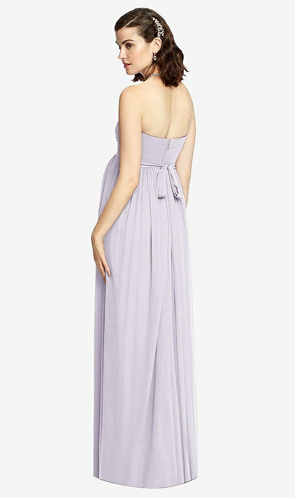 【STYLE: M426】Draped Bodice Strapless Maternity Dress【COLOR: Moondance】