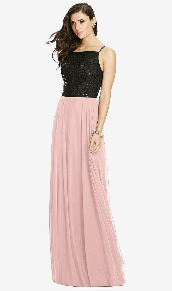 【STYLE: S2984】Chiffon Maxi Skirt【COLOR: Rose - PANTONE Rose Quartz】
