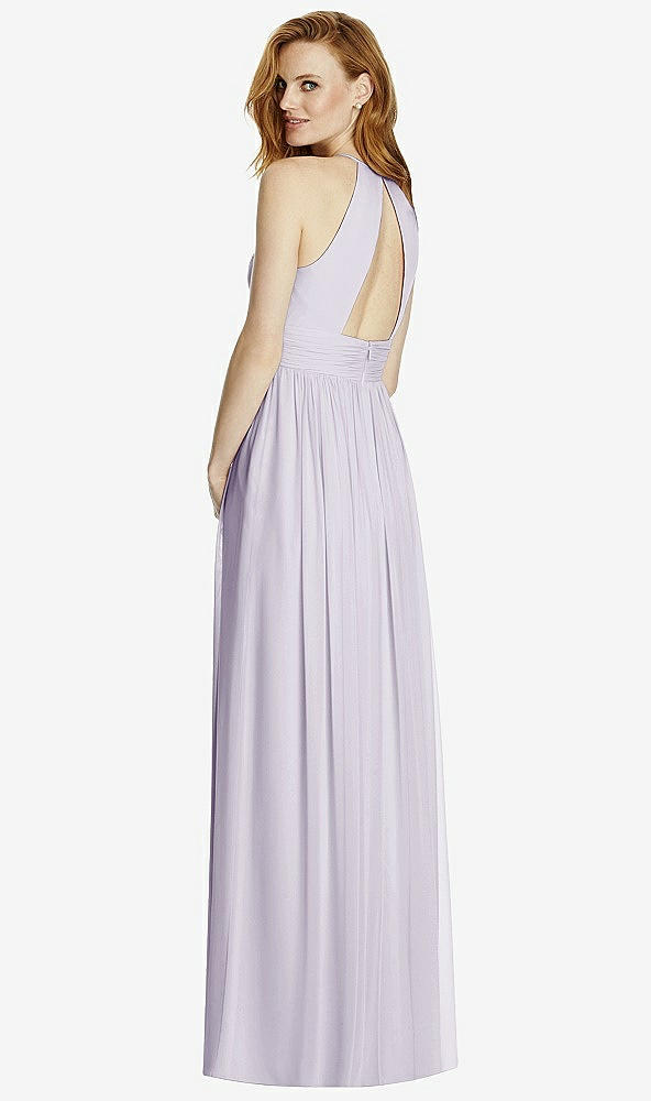 【STYLE: 4511】Cutout Open-Back Shirred Halter Maxi Dress【COLOR: Moondance】