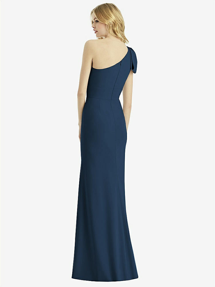 【NEW】【STYLE: 6769】弓 ワンショルダー トランペット ガウン【COLOR: Sofia Blue】【SIZE: 00-30W】