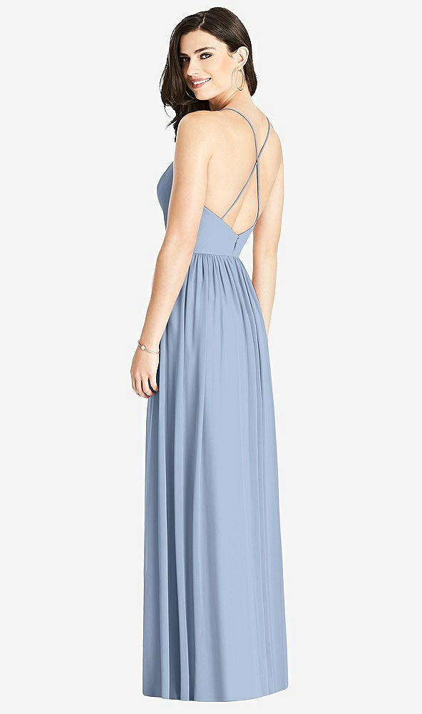 【STYLE: 3019】Criss Cross Strap Backless Maxi Dress【COLOR: Cloudy】