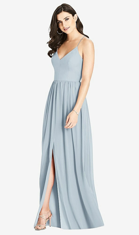 【STYLE: 3019】Criss Cross Strap Backless Maxi Dress【COLOR: Mist】