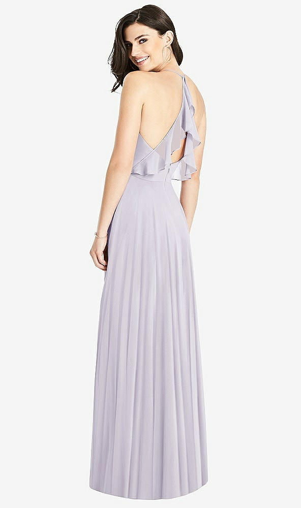 【STYLE: 3021】Ruffled Strap Cutout Wrap Maxi Dress【COLOR: Moondance】
