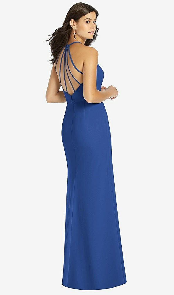 【STYLE: TH004】Sunburst Strap Back Mermaid Dress【COLOR: Classic Blue】