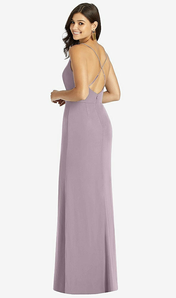 【NEW】【STYLE: TH009】クロス クロス 背中 人魚 ラップ ドレス【COLOR: Lilac Dusk】【SIZE: 00-30W】
