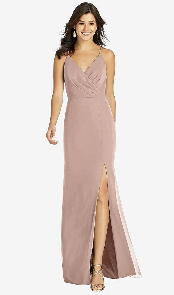 【STYLE: TH009】Criss Cross Back Mermaid Wrap Dress【COLOR: Bliss】