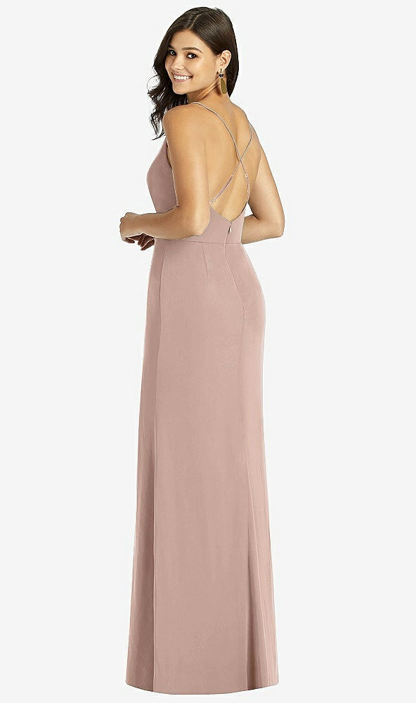 【STYLE: TH009】Criss Cross Back Mermaid Wrap Dress【COLOR: Bliss】