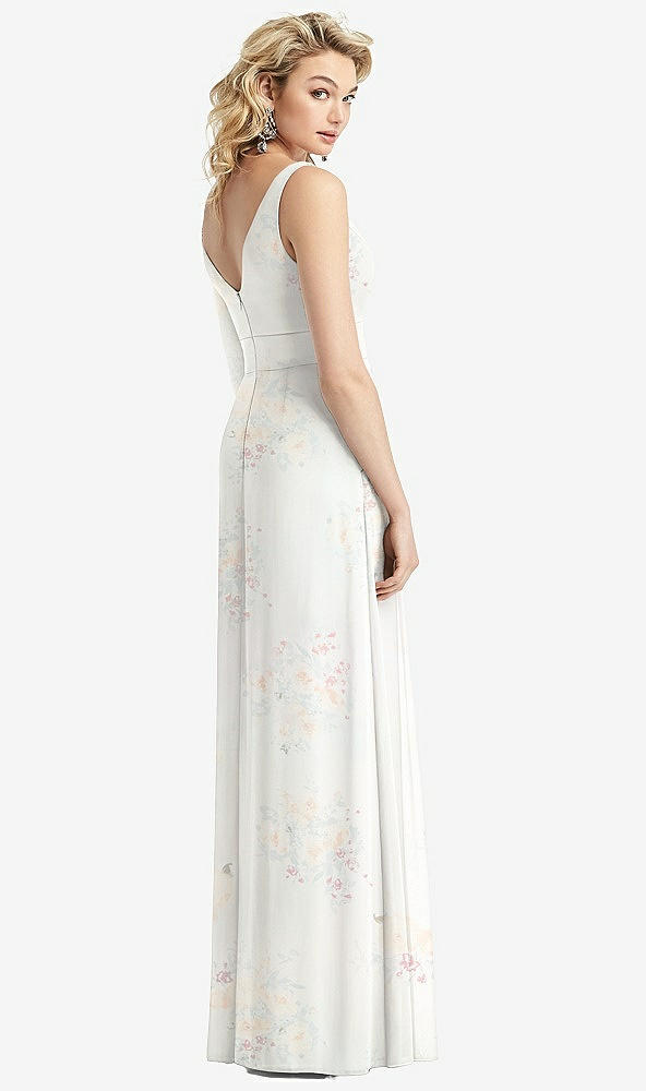 【STYLE: 1519】Sleeveless Pleated Skirt Maxi Dress with Pockets【COLOR: Spring Fling】