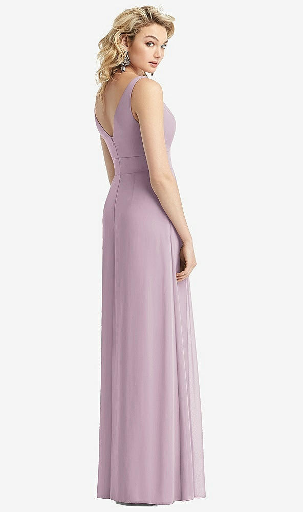 【STYLE: 1519】Sleeveless Pleated Skirt Maxi Dress with Pockets【COLOR: Suede Rose】