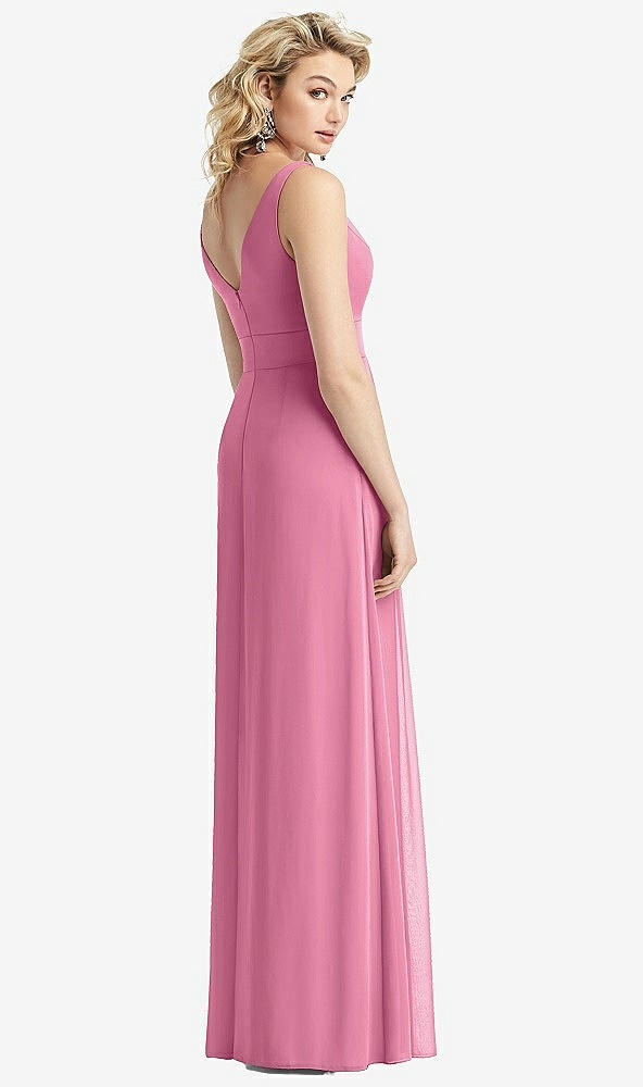 【STYLE: 1519】Sleeveless Pleated Skirt Maxi Dress with Pockets【COLOR: Orchid Pink】