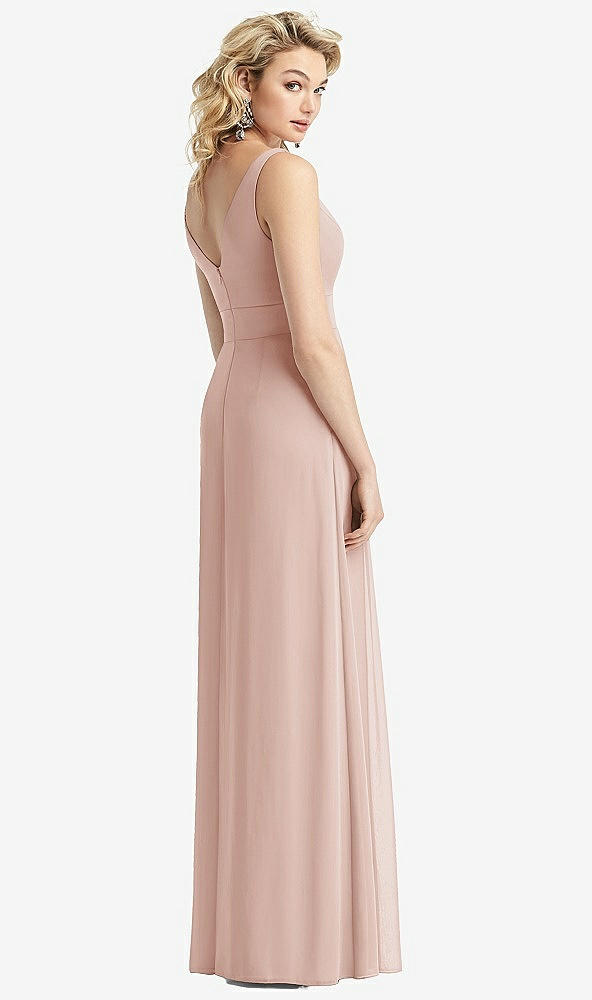 【STYLE: 1519】Sleeveless Pleated Skirt Maxi Dress with Pockets【COLOR: Toasted Sugar】