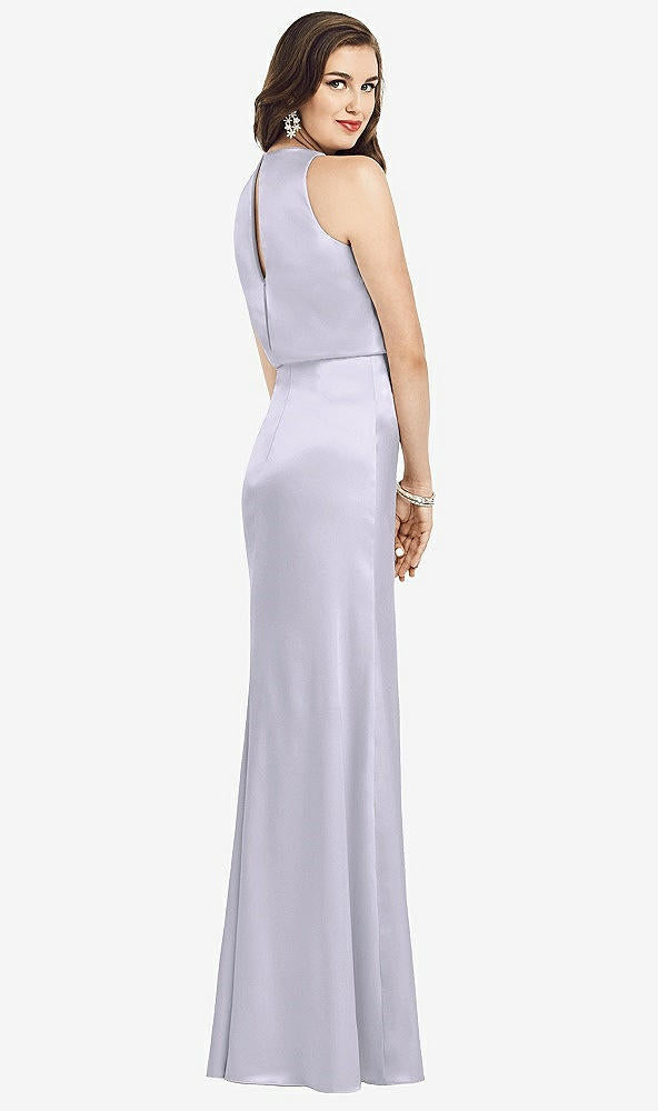 【STYLE: 3055】Sleeveless Blouson Bodice Trumpet Gown【COLOR: Silver Dove】