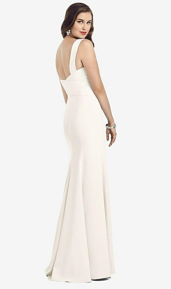 【STYLE: 3060】Sleeveless Seamed Bodice Trumpet Gown【COLOR: Ivory】