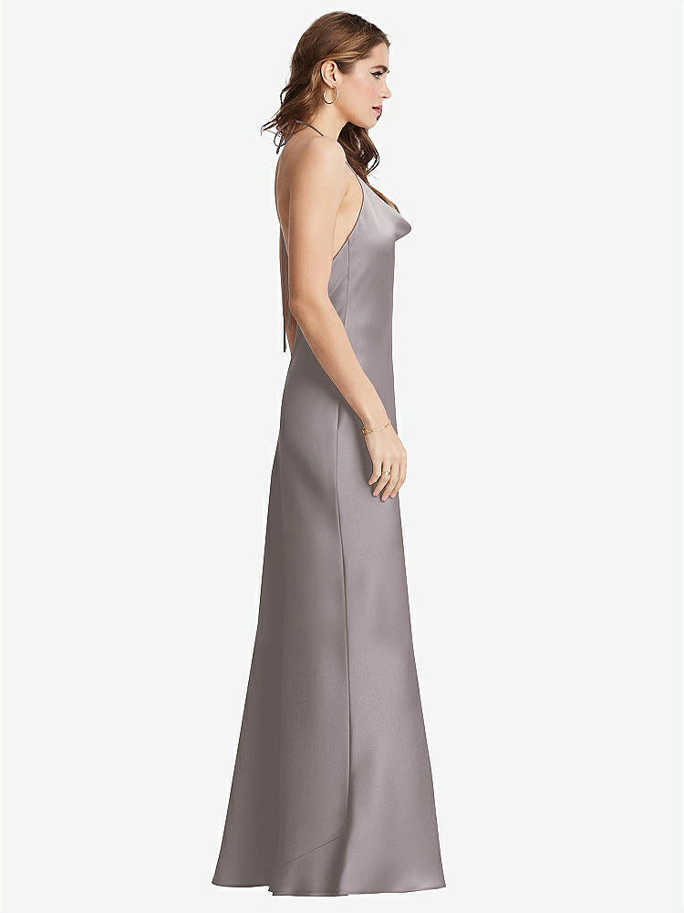 【NEW】【STYLE: LB002】カウルネック コンバーチブル マキシ スリップ ドレス  -  リース【COLOR: Cashmere Gray】【SIZE: 00-30W】