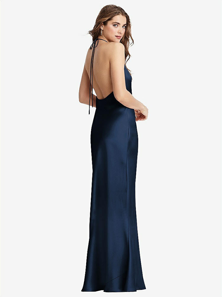 【NEW】【STYLE: LB002】カウルネック コンバーチブル マキシ スリップ ドレス - リース【COLOR: Midnight Navy】【SIZE: 00-30W】