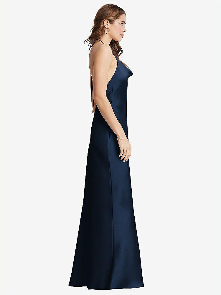 【NEW】【STYLE: LB002】カウルネック コンバーチブル マキシ スリップ ドレス - リース【COLOR: Midnight Navy】【SIZE: 00-30W】