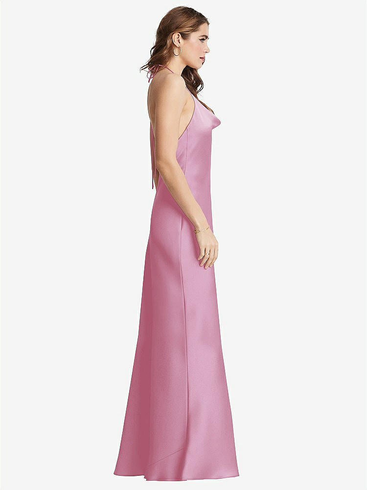 【NEW】【STYLE: LB002】カウルネック コンバーチブル マキシ スリップ ドレス - リース【COLOR: Powder Pink】【SIZE: 00-30W】