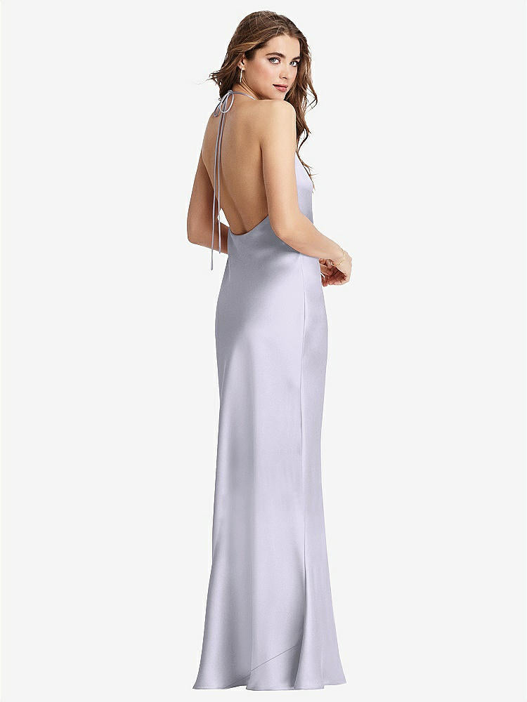 【NEW】【STYLE: LB002】カウルネック コンバーチブル マキシ スリップ ドレス  -  リース【COLOR: Silver Dove】【SIZE: 00-30W】